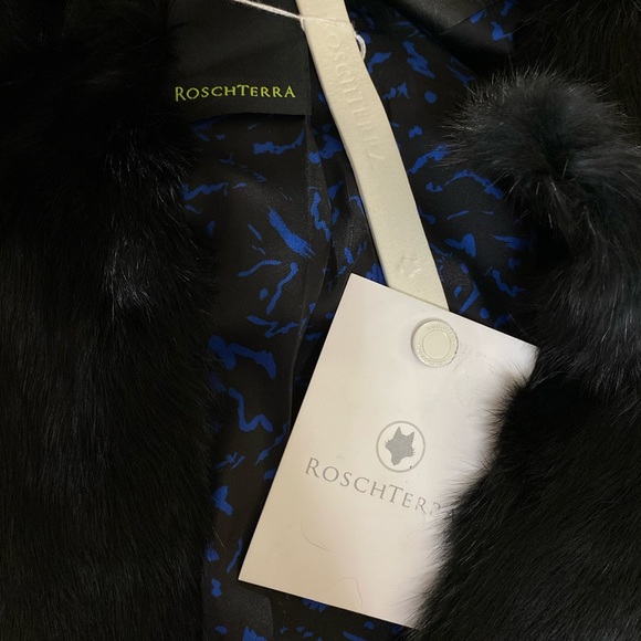 ROSCHTERRA FUR COAT CAT FACE SIZE-M - Picture 4 of 5